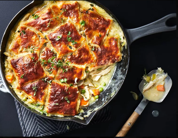 Chicken Pot Pie with Leeks and UNS Thyme