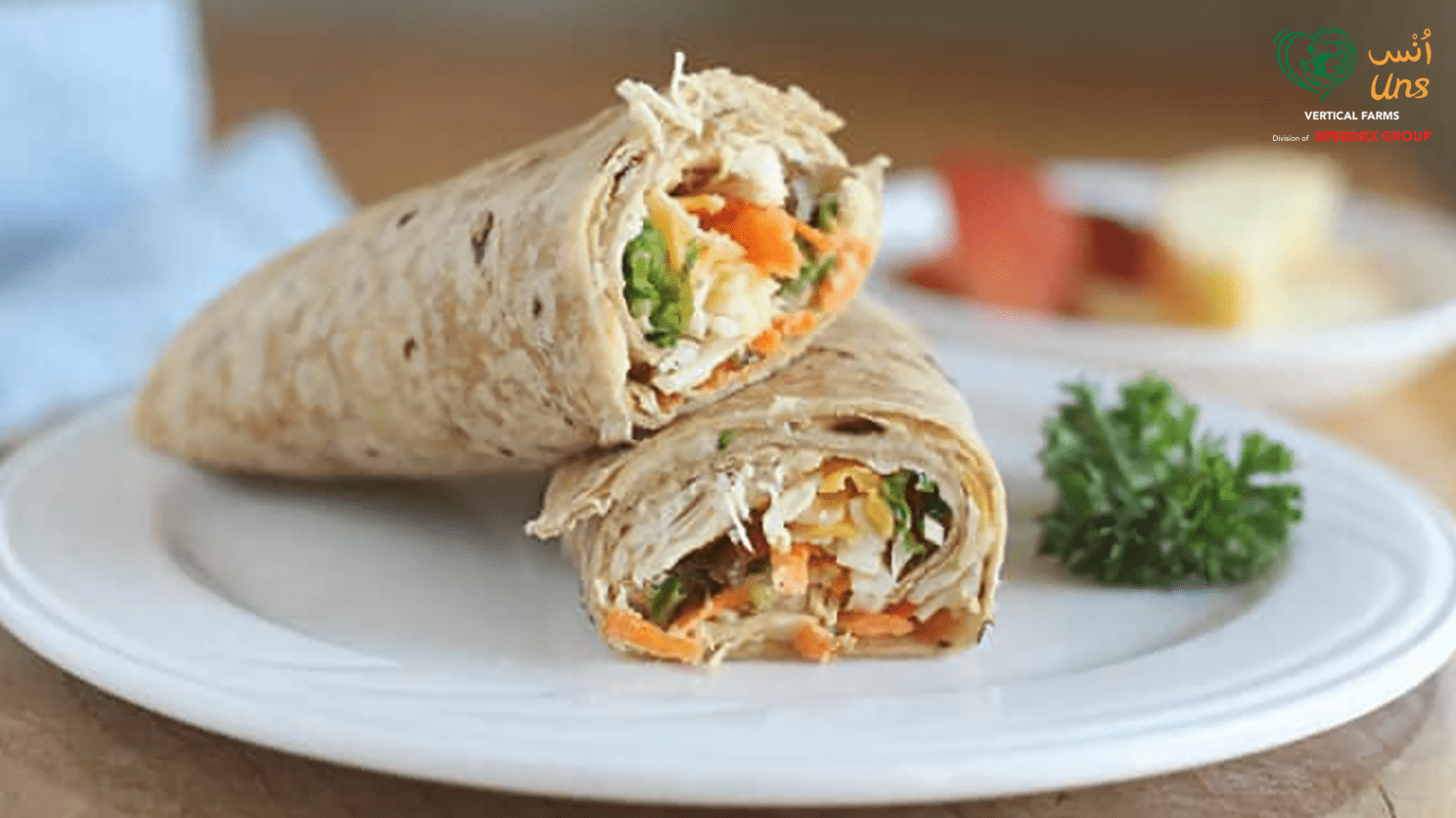 Elevate Your Lunch with Veggie Wraps Featuring UNS Samurai Microgreen Mix