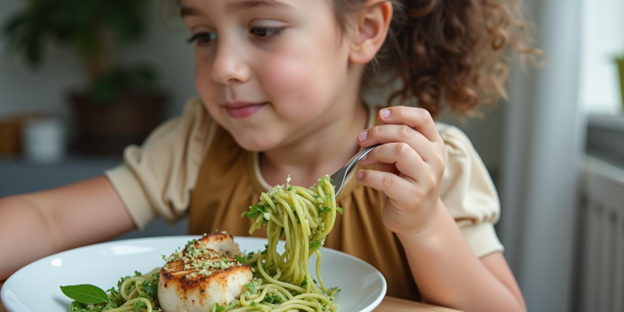 UNS Affilla Cress Microgreens Pesto Chicken Pasta