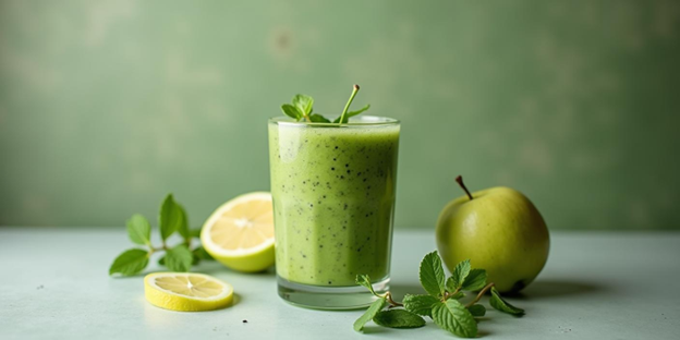 UNS Lemon Balm Microgreens Detox Smoothie