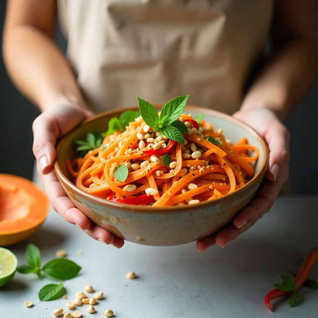 UNS Papaya & Peanut Thai Salad