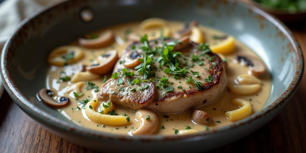 UNS Tarragon Creamy Mushroom Sauce