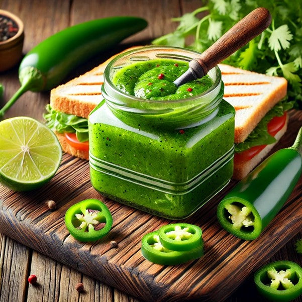 Chili Jalapeño Green Dressing for Sandwiches