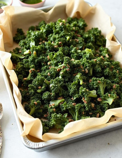 Crispy Kale Chips with Chili Oil