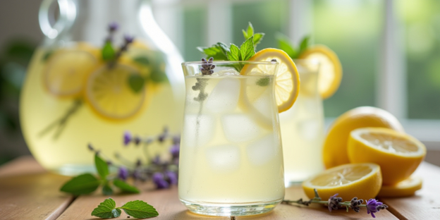 Herb & Borage Infused Lemonade