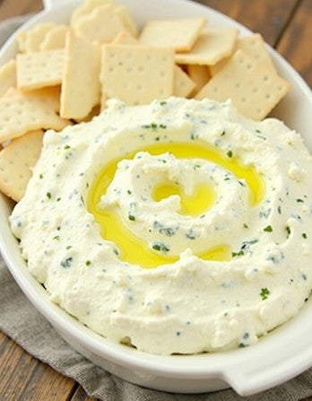 Lemon Basil Ricotta Dip