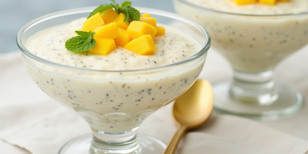 Mango Coconut Chia Pudding