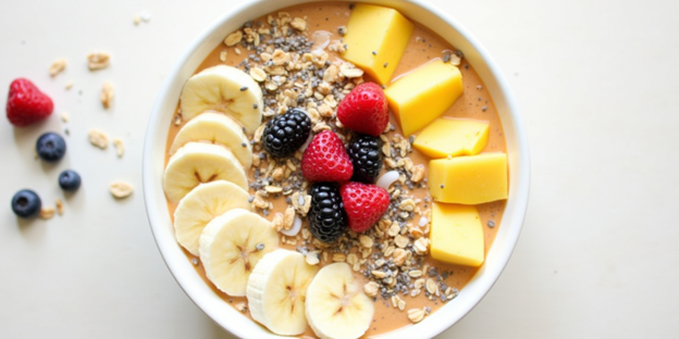 Tropical Fruit Smoothie Bowl