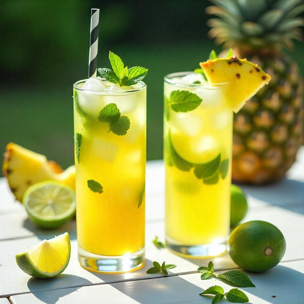 UNS Baby Pineapple Mojito Mocktail