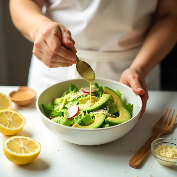 UNS Green Batavia Lettuce Detox Salad