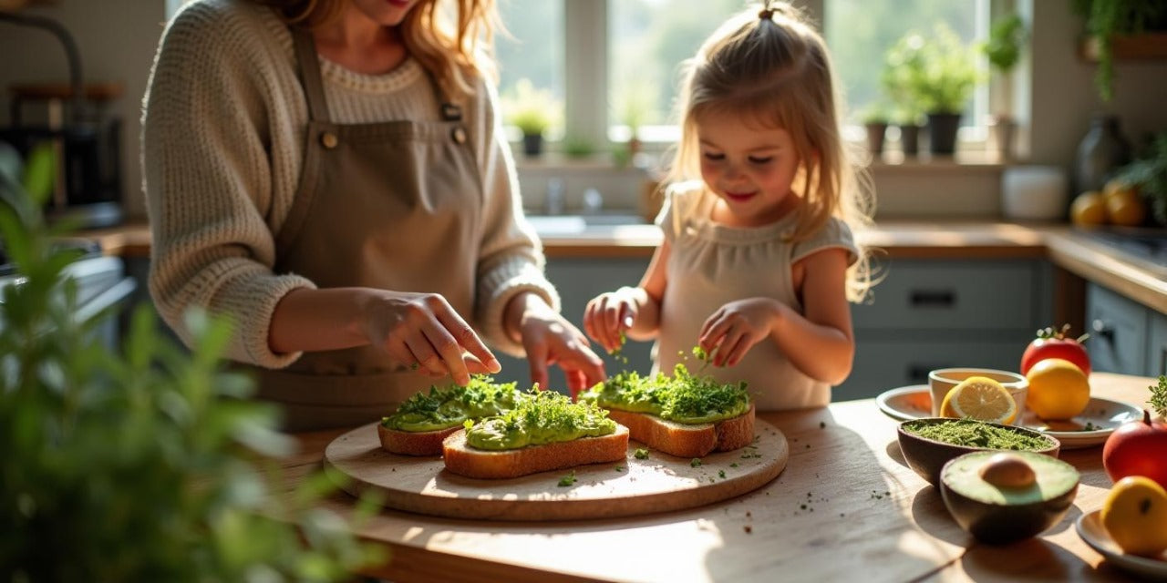 UNS Green Radish Microgreen Avocado Toast