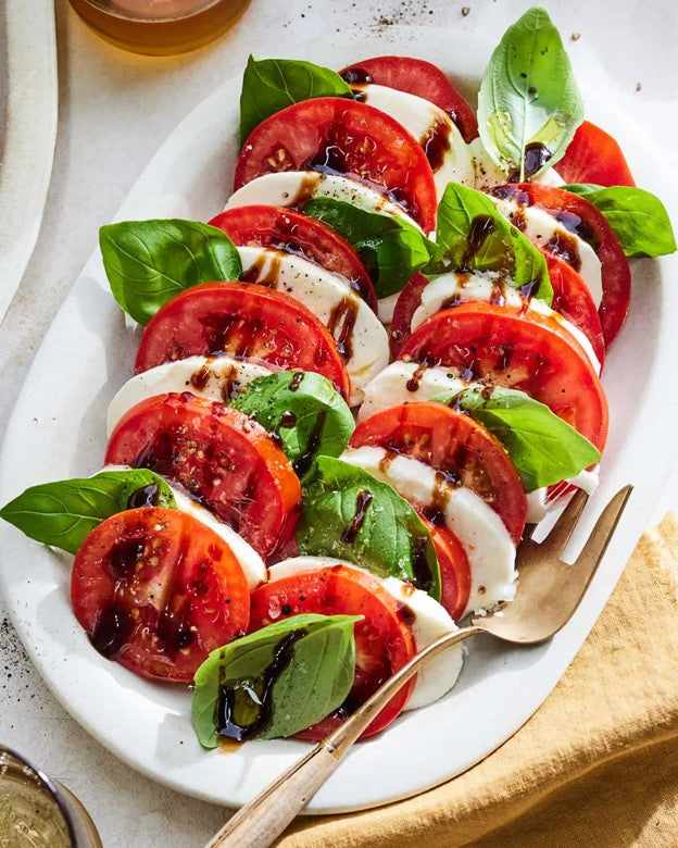 UNS Italian Basil Caprese Salad with Balsamic Glaze