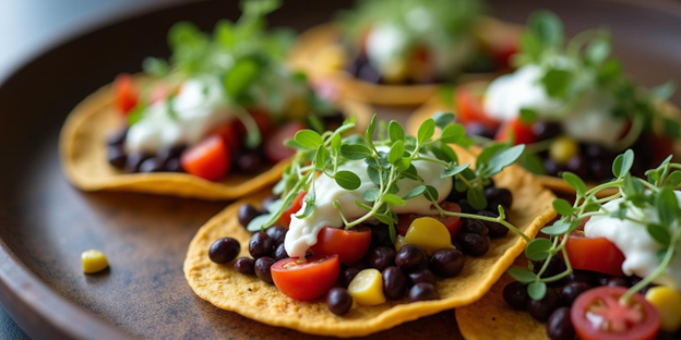UNS Red Cabbage Microgreens Tacos