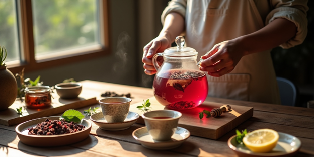 UNS Red Shisho Leaf Infused Tea