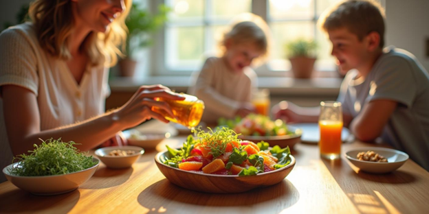 UNS Red Veined Sorrel Microgreen Citrus Salad