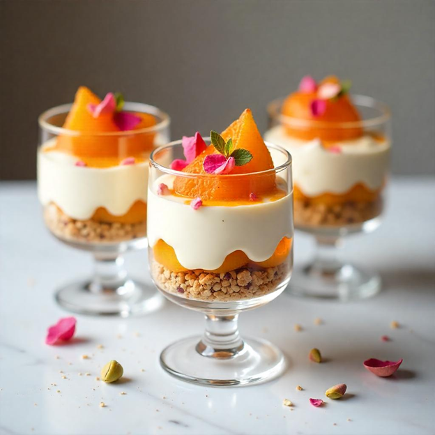 UNS Roasted Physalis & Rose Mascarpone Parfait