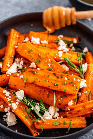 UNS Rosemary & Honey Glazed Carrots