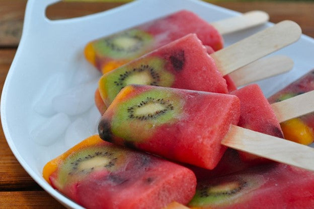 Watermelon Whole Fruit Popsicles