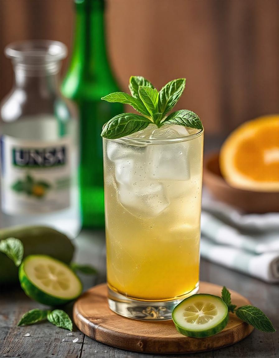 Cucumber Basil Mocktail