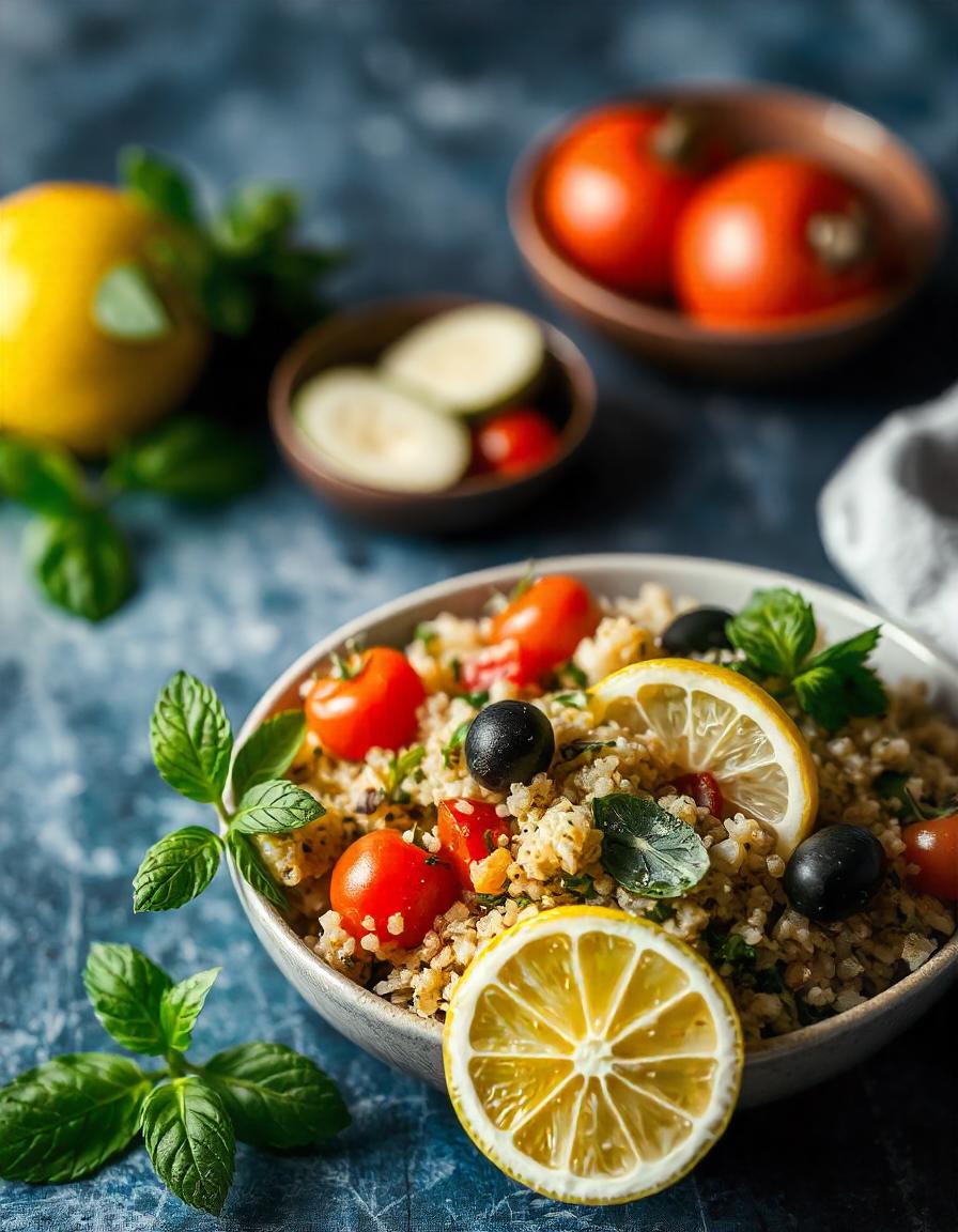 Lemon Herb Quinoa Bowl