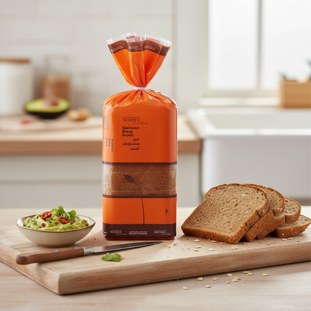 صينية خبز شطيرة بنية