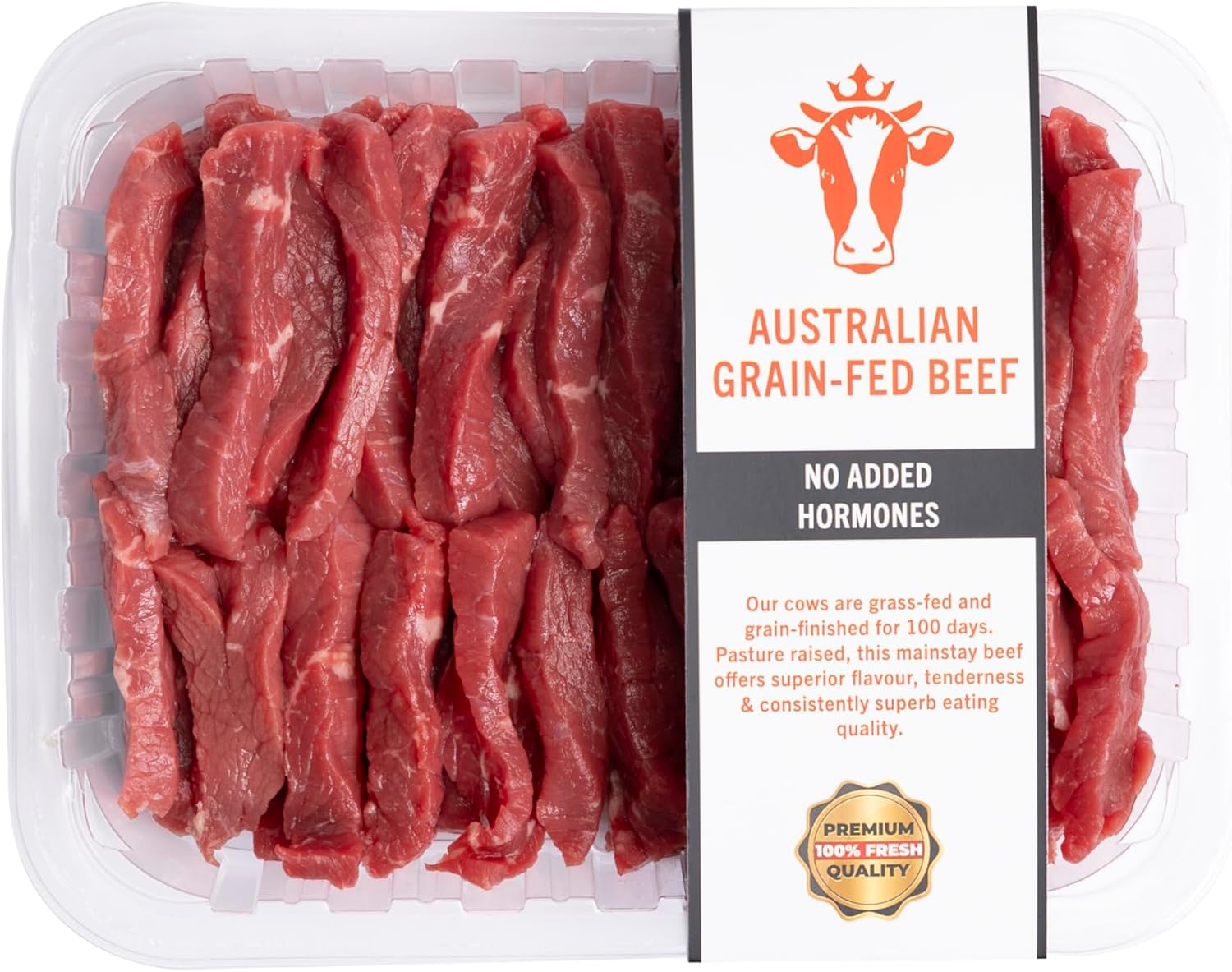 Australian Grain Fed Beef Stroganoff Strips 400g - Tray Pack