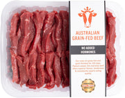 Australian Grain Fed Beef Stroganoff Strips 400g - Tray Pack