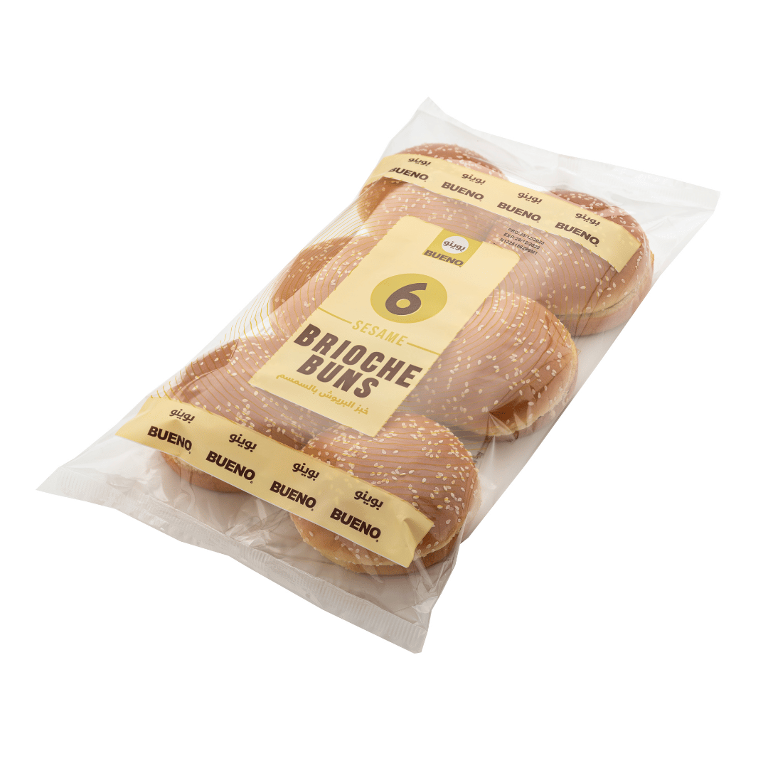 Bread Bun 4" Bueno Brioche Sesame