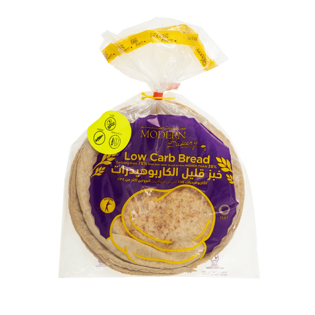 خبز عربي مسطح قليل الكربوهيدرات