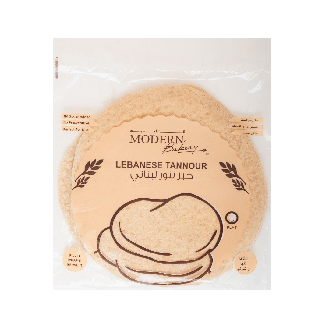 خبز تنور لبناني مسطّح