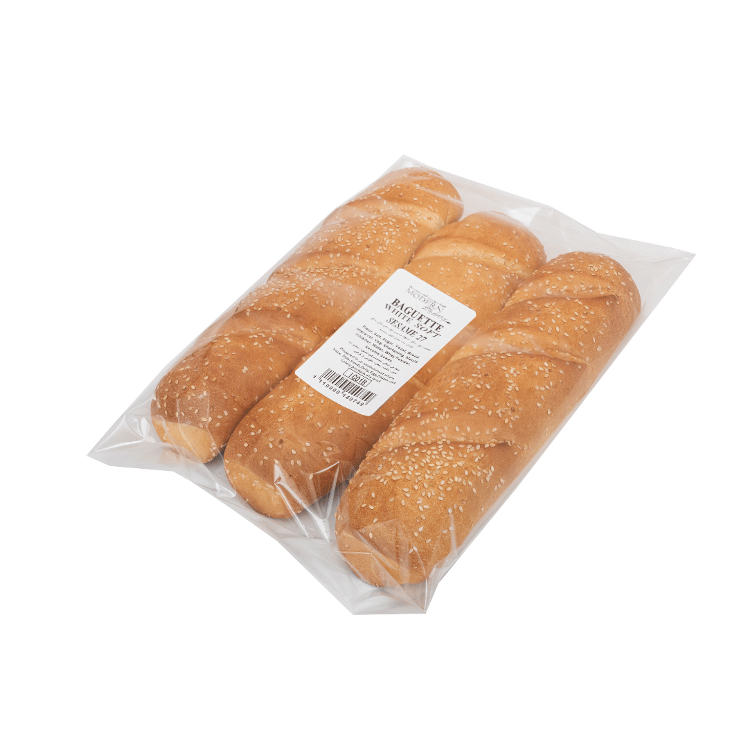 MB خبز رول باجيت أبيض طري بالسمسم 27