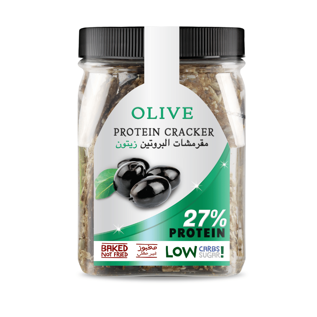 خبز محمص مشوي مقرمش بروتين زيتون