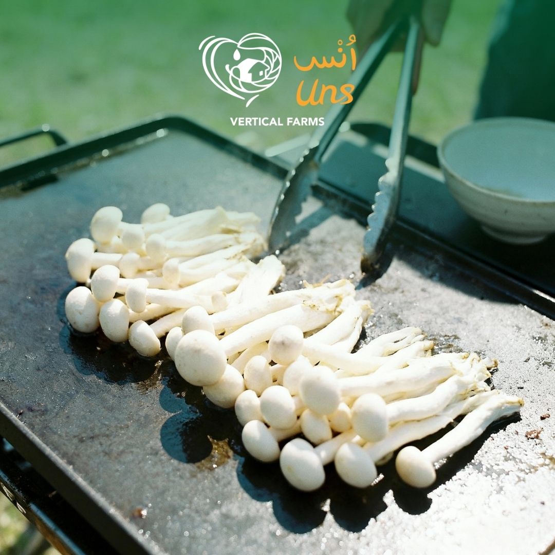 Delicate white shimeji mushrooms with mild flavour