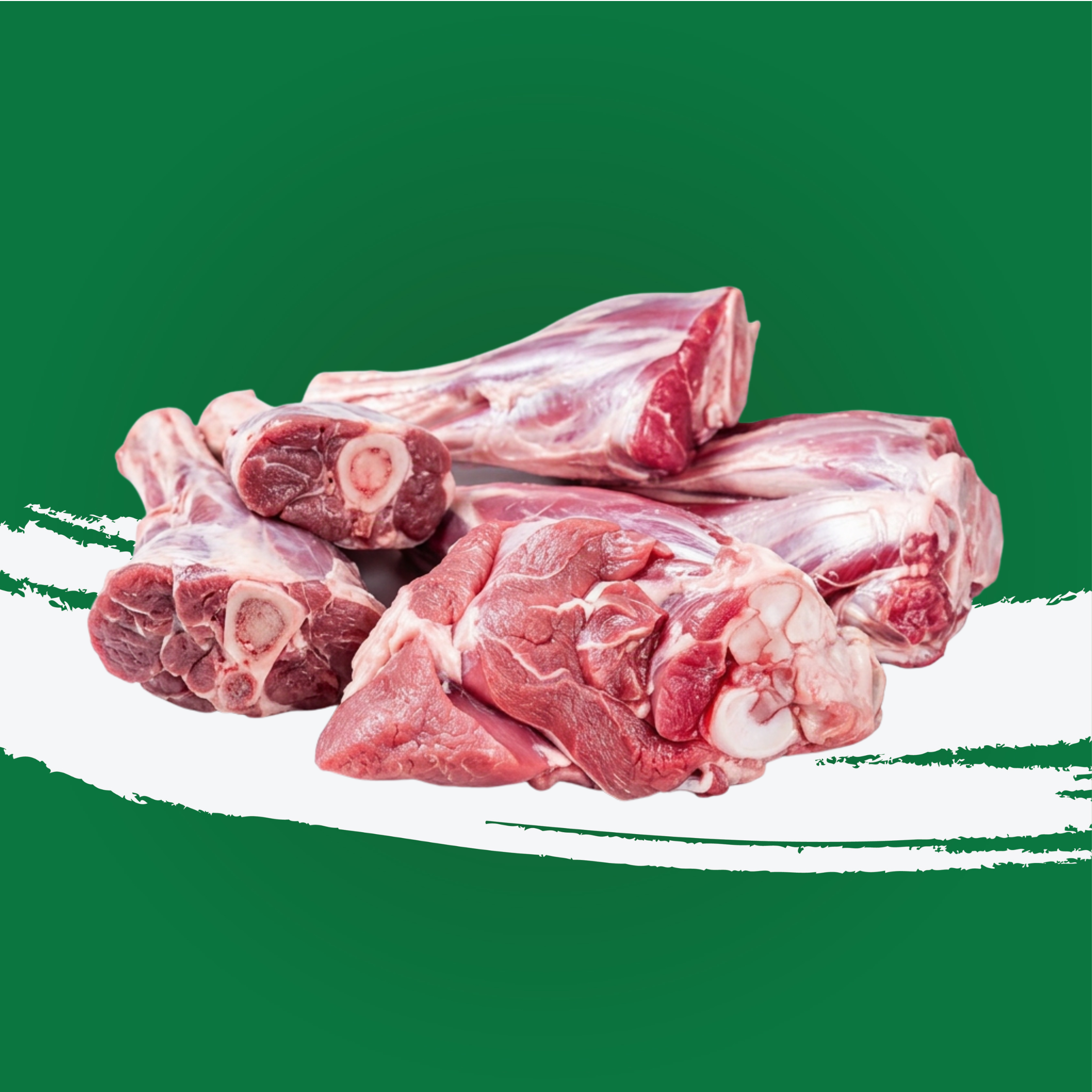 Fresh Mutton Nihari Cut Bone-In pieces ready for slow-simmered cooking, showcasing rich collagen and marrow.