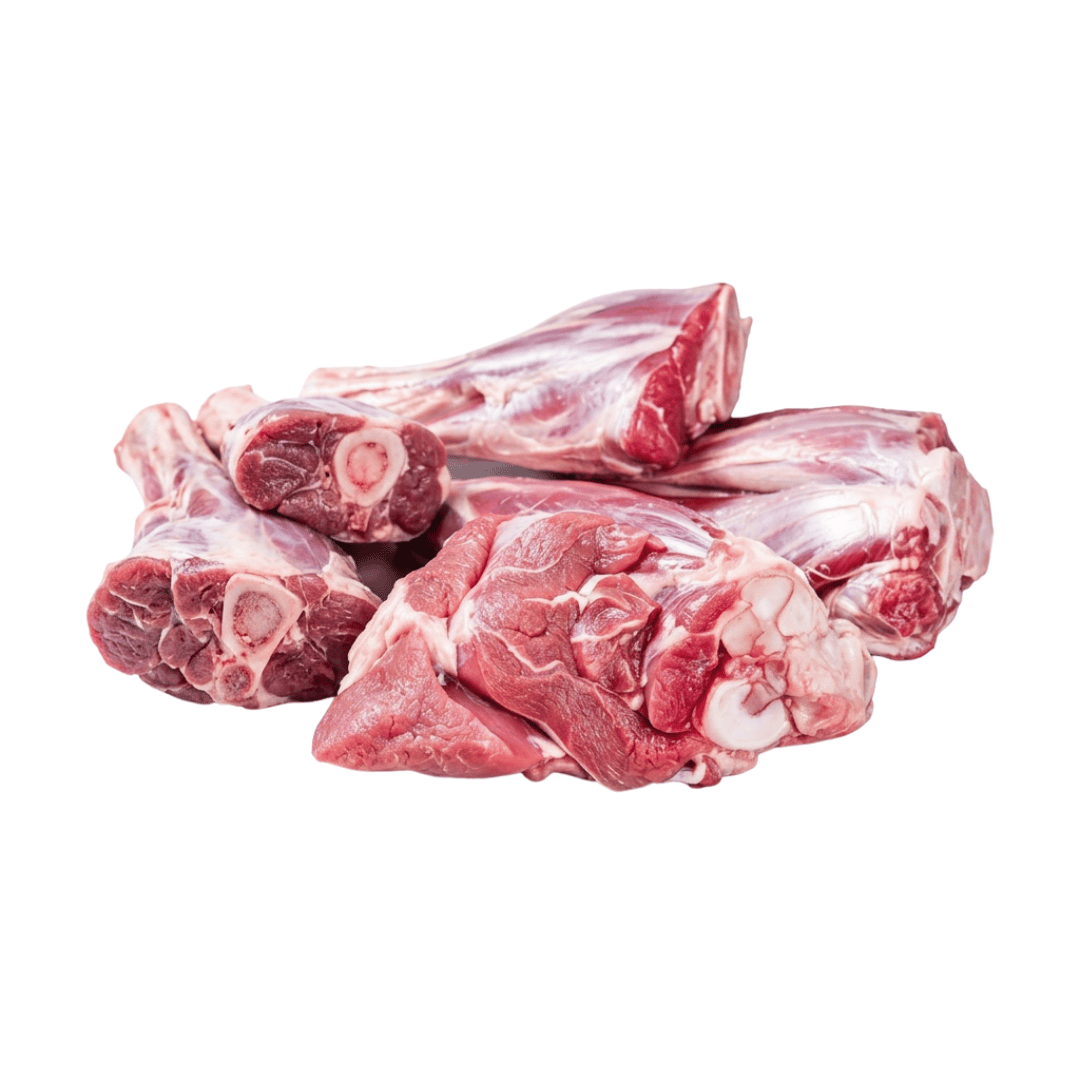 Fresh Mutton Nihari Cut Bone-In pieces, ideal for slow-cooked Nihari dish with rich collagen and flavor.