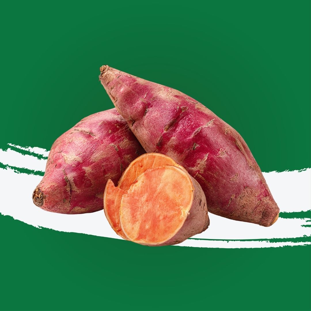 Pesticide-free sweet potatoes for baking and roasting