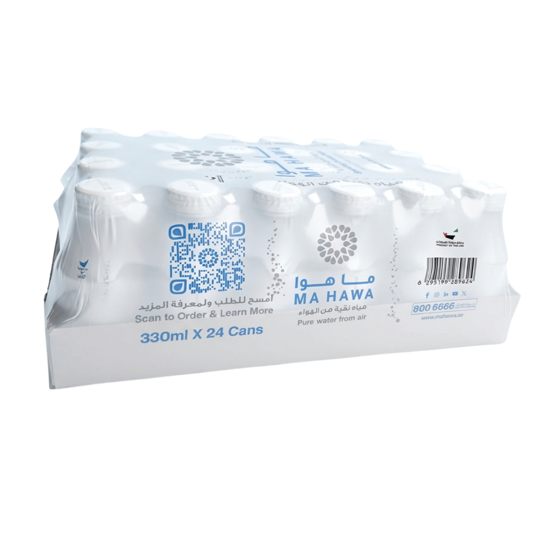 Ma Hawa Sparkling Water Aluminium Bottles 330ml x 24