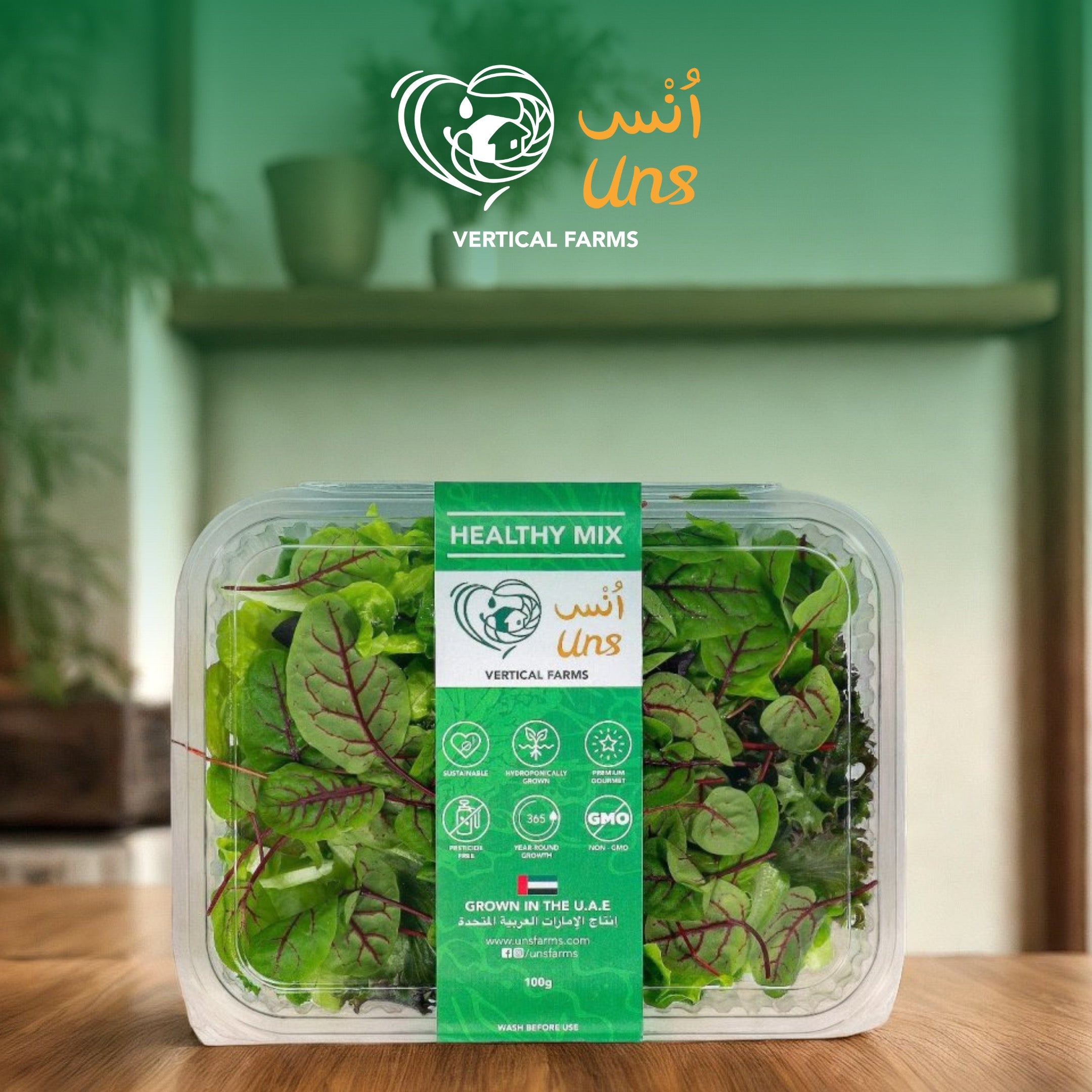 UNS Healthy Mix 100g Clear Pet Box