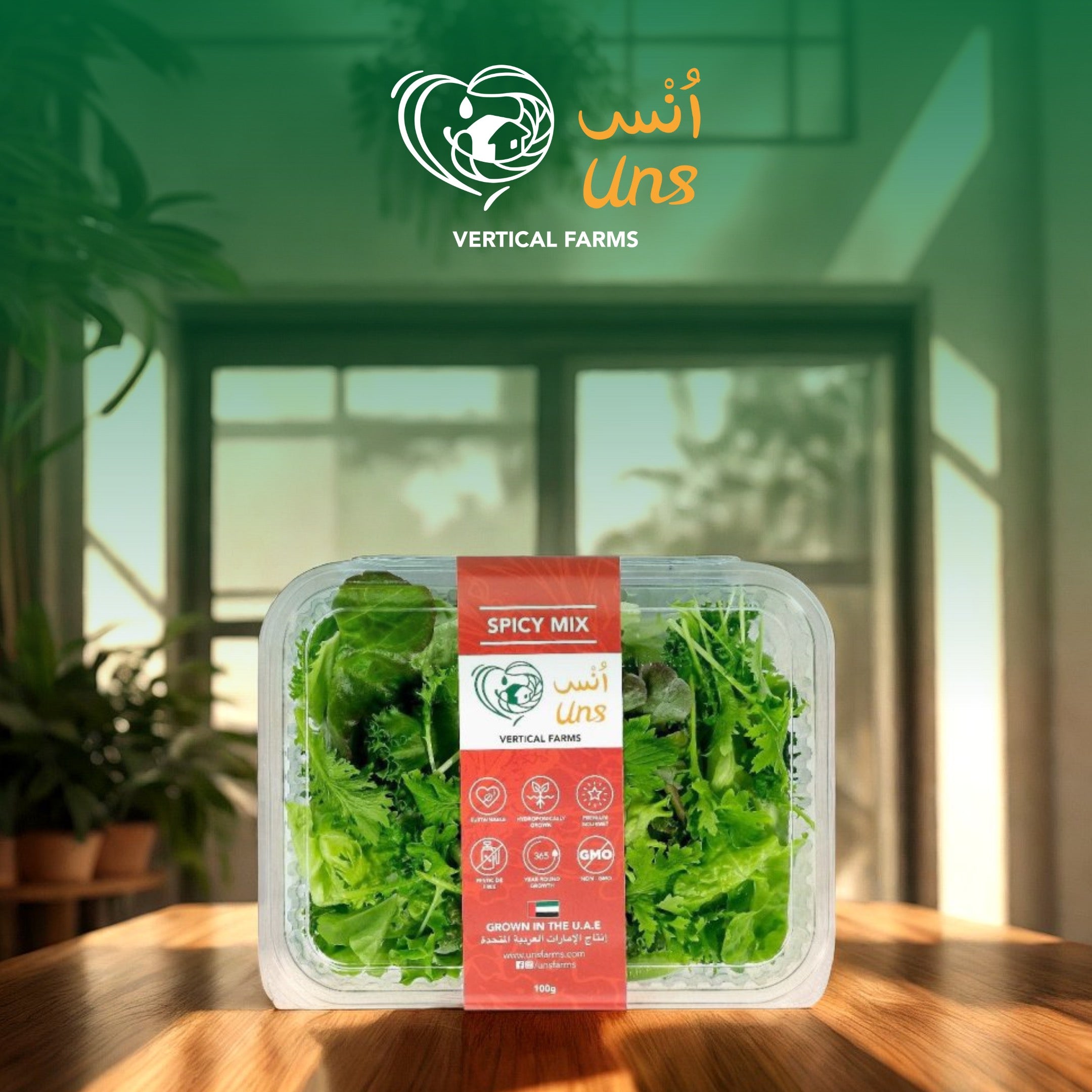 UNS Spicy Mix 100g Clear Pet Box