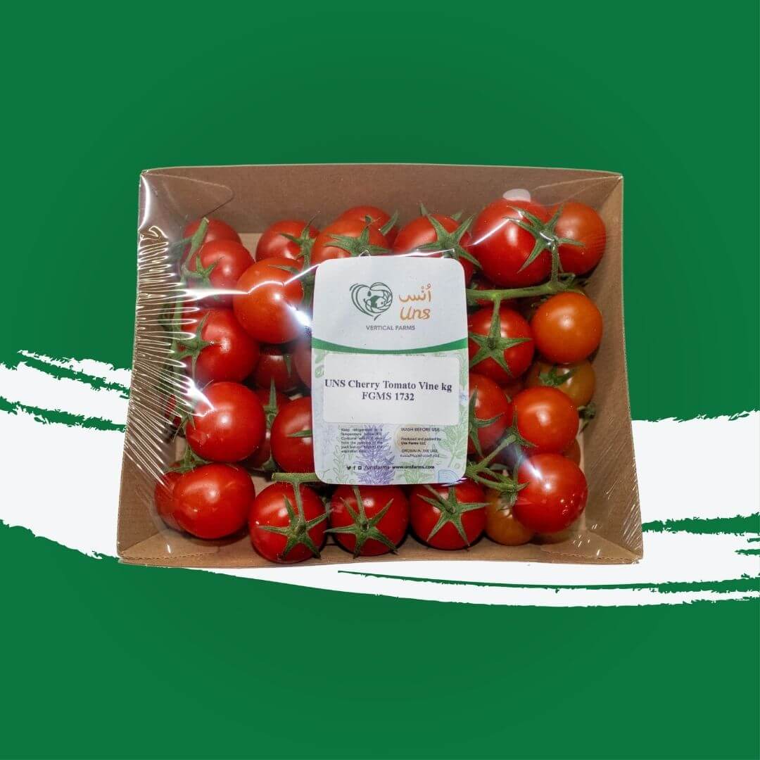 Pesticide-free cherry tomatoes on the vine