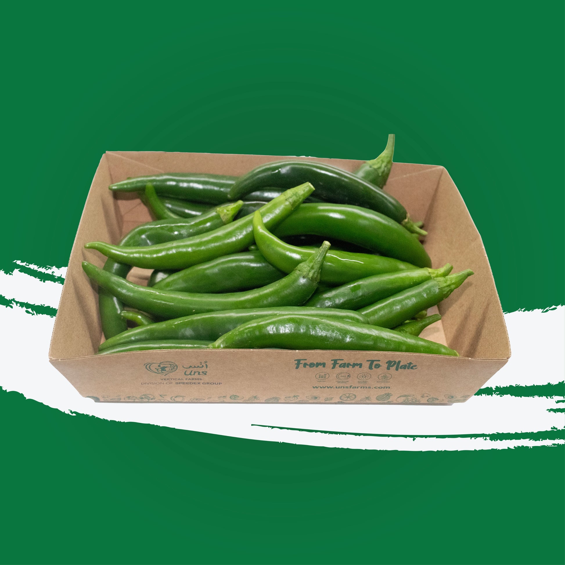 Green chillies for everyday cooking and tempering