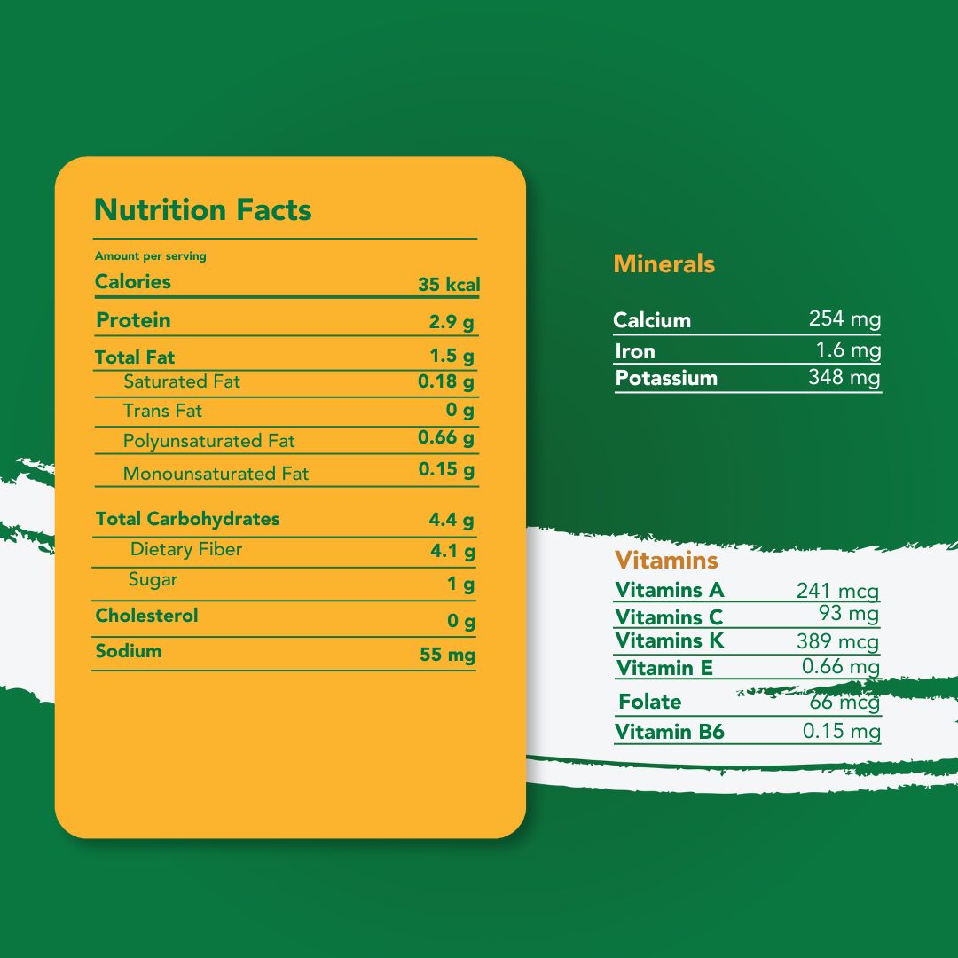 Uns Kale 100G Clear Pet Box.