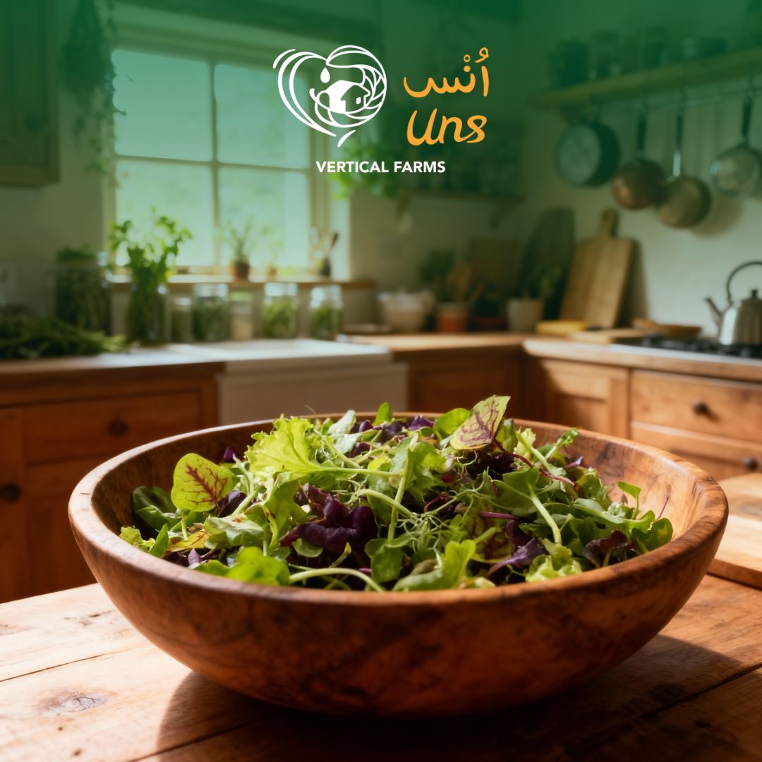 Colourful rainbow microgreens for salads and plating