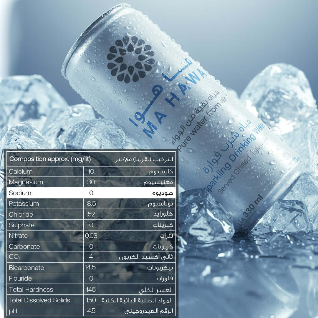 Ma Hawa Sparkling Water Can 330ml x 24
